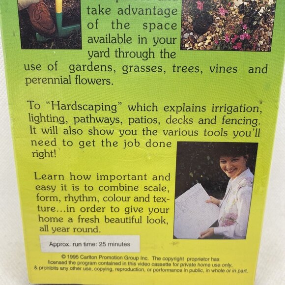 Home Hardware Home Show Friendly Advice Videos Landscaping VHS Sealed - Picture 8 of 12